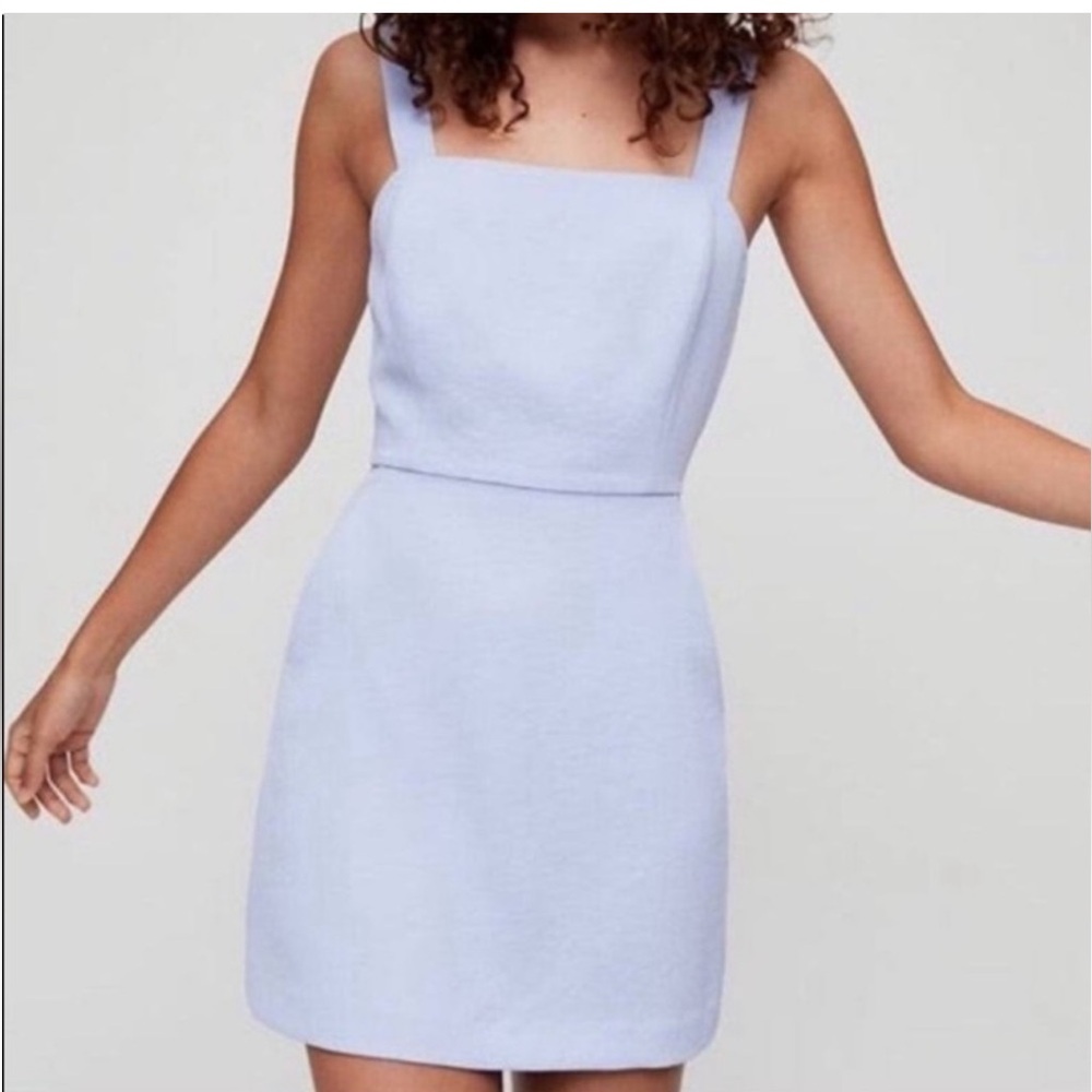 Wilfred Ecoulement Tie Back Mini Dress